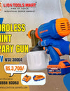 Cordless Paint Spray Gun 20V WSU30664 – Smooth, Fast, and Effortless Painting