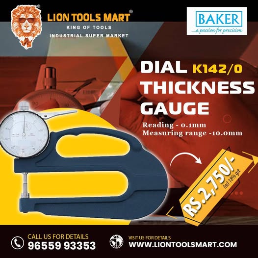 Dial Thickness Gauge K142/0 – Precision Measurement Made Simple