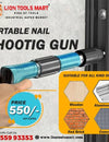 Portable Nail Shooting Gun – Power, Speed, and Precision in One Tool
