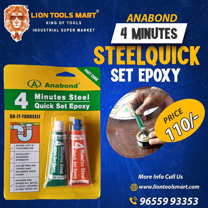 Anabond Steel Quick Set Epoxy: A High-Strength Adhesive SolutionAnabond Steel Quick Set Epoxy: A High-Strength Adhesive Solution
