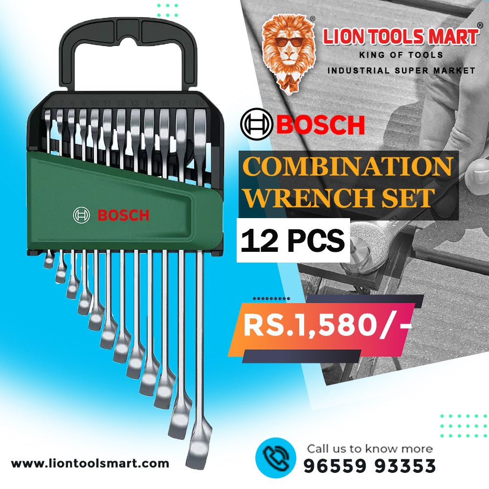 BOSCH Combination Wrench 12-Piece Set: A Comprehensive Toolkit for Professionals and DIYers