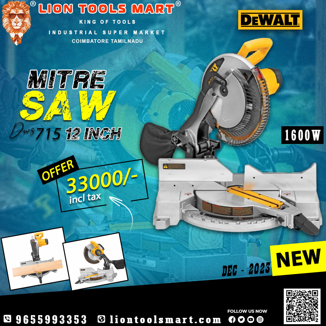DEWALT DWS715 12-Inch Miter Saw Review: A Powerful Tool for Precise Cuts