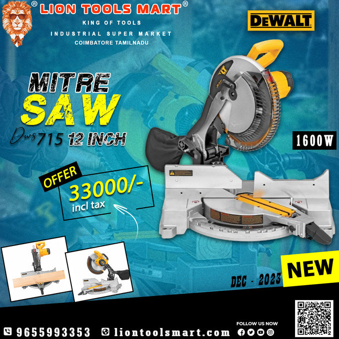 DEWALT DWS715 12-Inch Miter Saw Review: A Powerful Tool for Precise Cuts