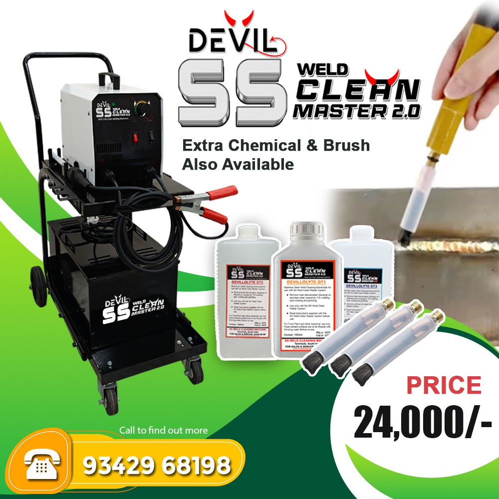 Devil SS Weld Clean Master 2.0 – The Ultimate Weld Cleaning Solution