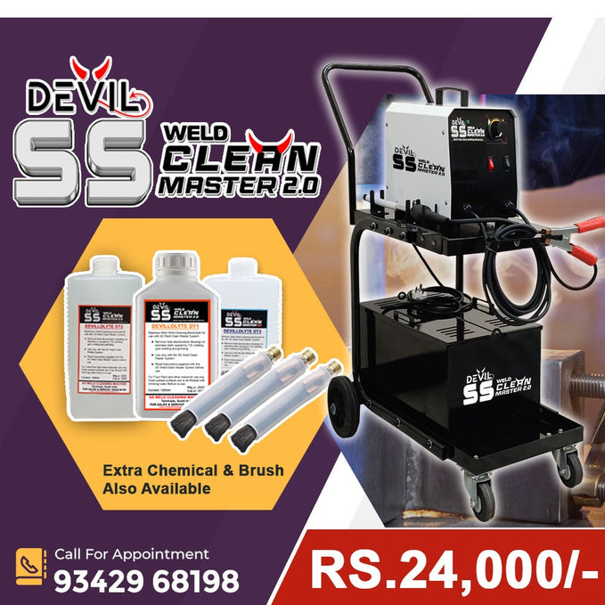 Devil SS Weld Clean Master 2.0 –  Welding Cleanup Solution