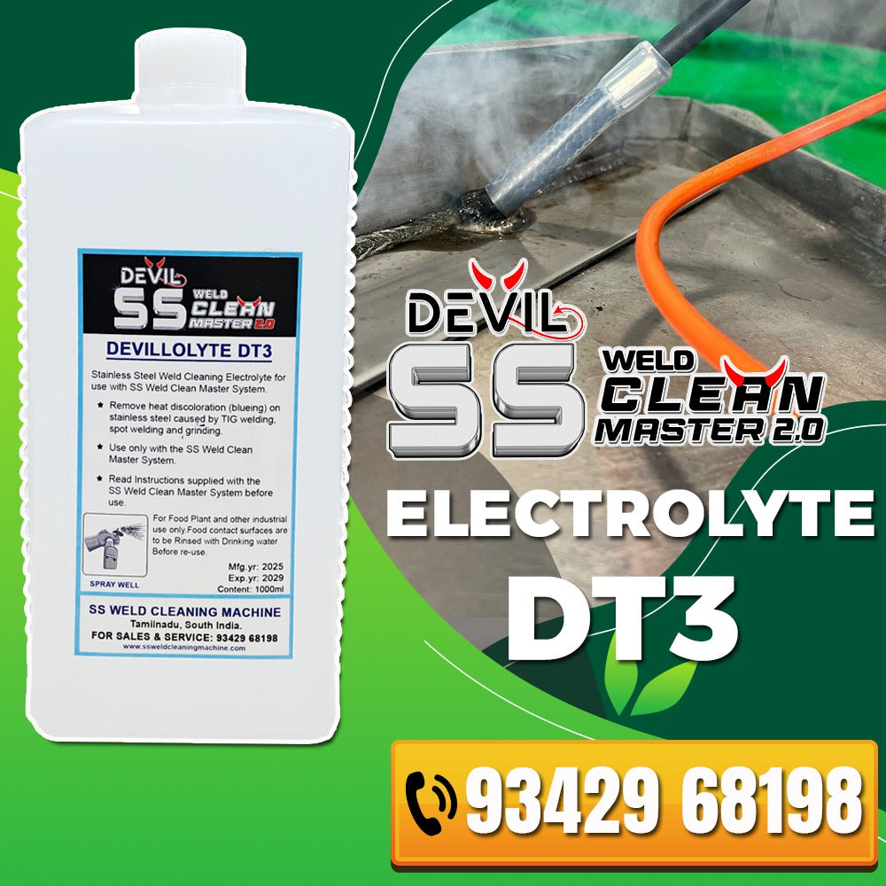 Devil SS Weld Clean Master Electrolyte DT3: The Ultimate Solution for Weld Cleaning