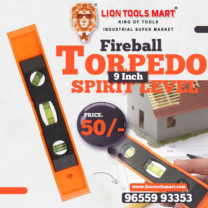 Fireball Torpedo Spirit Level 9-Inch: A Compact and Reliable Tool for Accurate Measurements