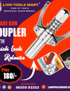 Grease Gun Coupler with Quick Lock Release: Efficient Lubrication Made Easy