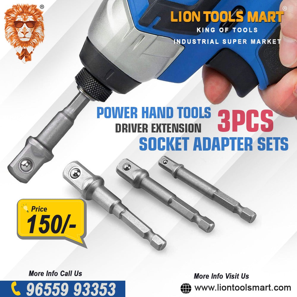 Versatile Toolbox Essentials: Power Hand Tools Driver Extension Socket Adapter Sets