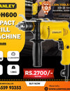 STANLEY SDH600 600W Impact Hammer Drill: Powerful Performance for Demanding Applications
