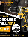 Shot Gun Cordless Drill 12V: A Powerful and Portable Tool