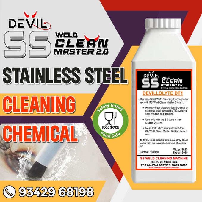 Stainless Steel Maintenance: Introducing Devil SS Weld Clean Master 2.0