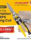 Stanley Aviation Snips Long Cut 2-14-566: A Reliable Tool for Precise Cutting
