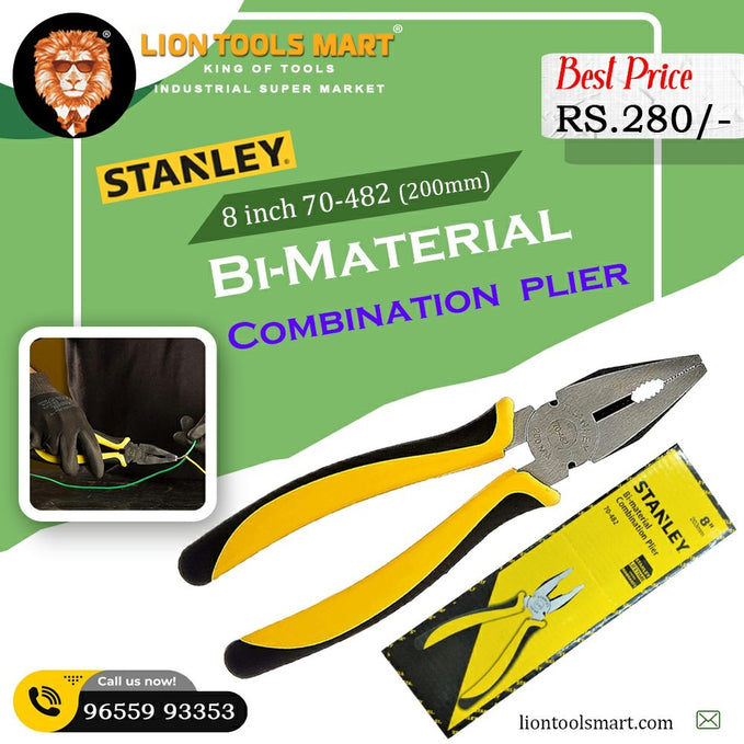 Stanley BI-Material Combination Plier