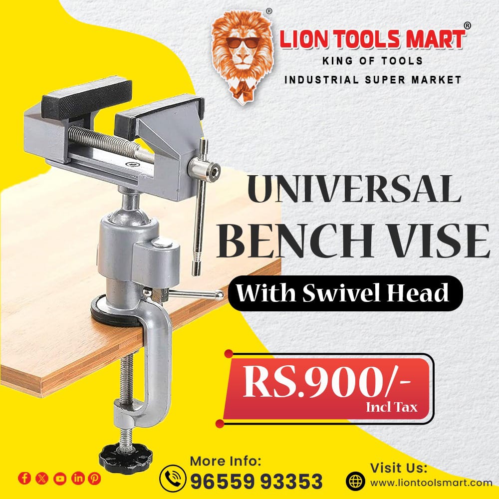 Universal Bench Vise With Swivel Head: A Versatile Tool for Precise Work holding