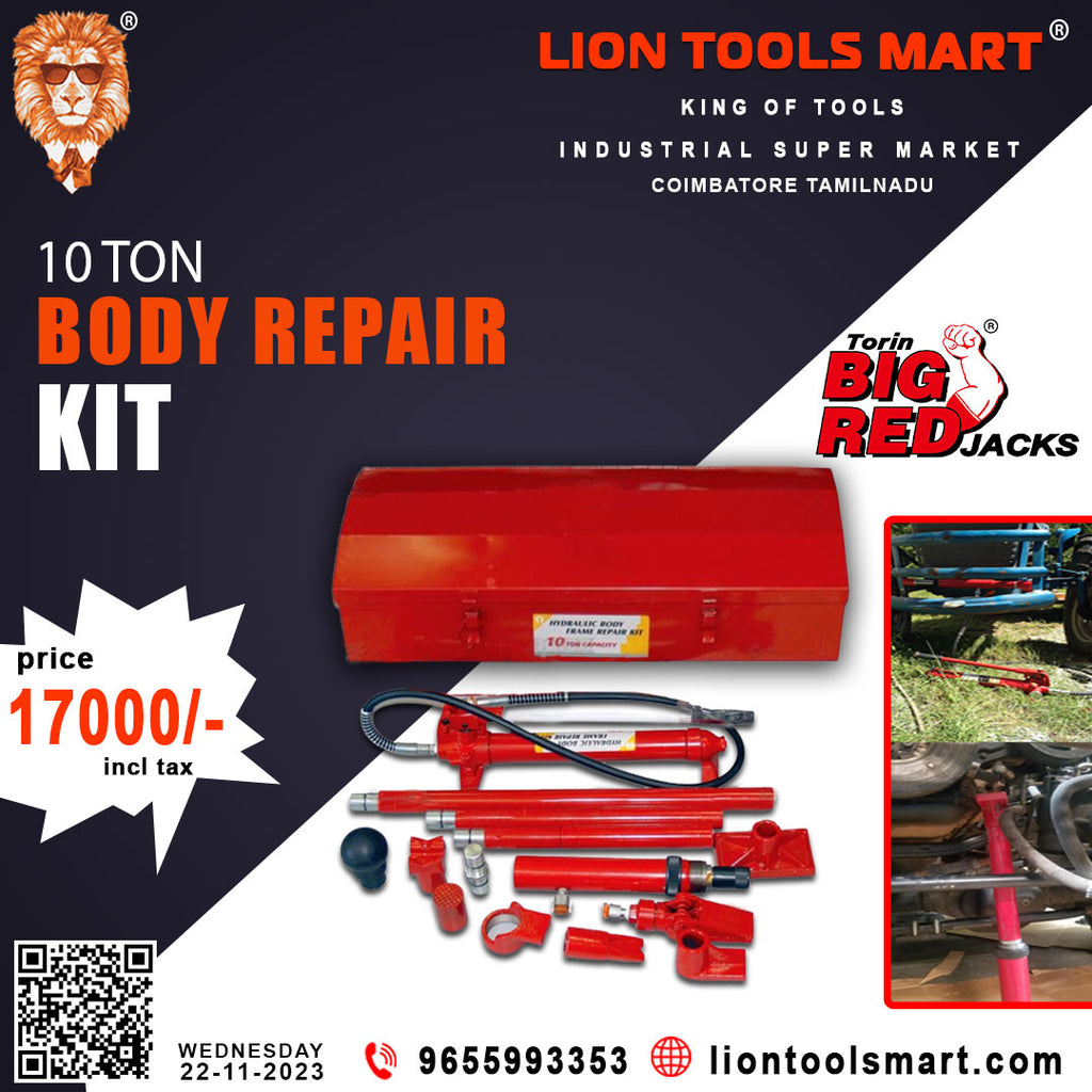 BIG RED 10 TON BODY REPAIR KIT|Big Red | Lion Tools Mart