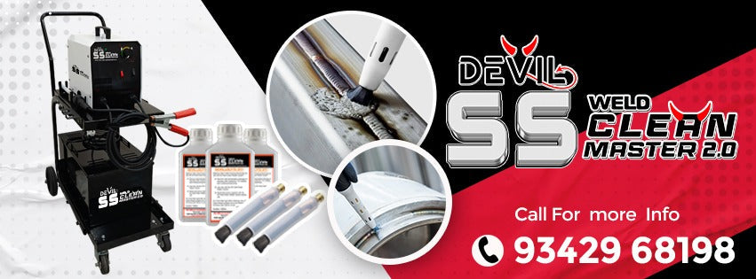 Introducing Devil SS Weld Clean Master 2.0 | Stainless Steel Cleaning Machine