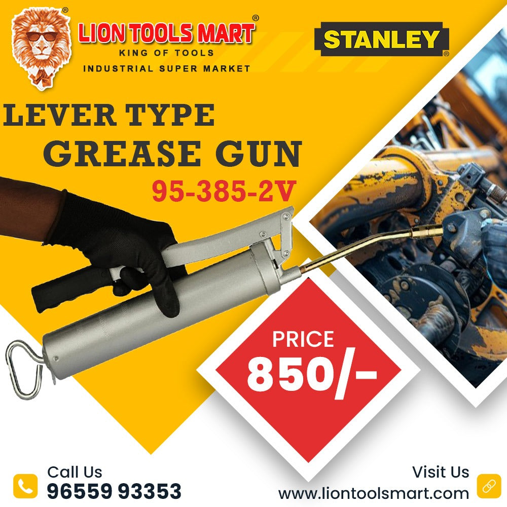 Stanley Lever Type Grease Gun 95-385-2V: A Reliable Tool for Efficient Lubrication