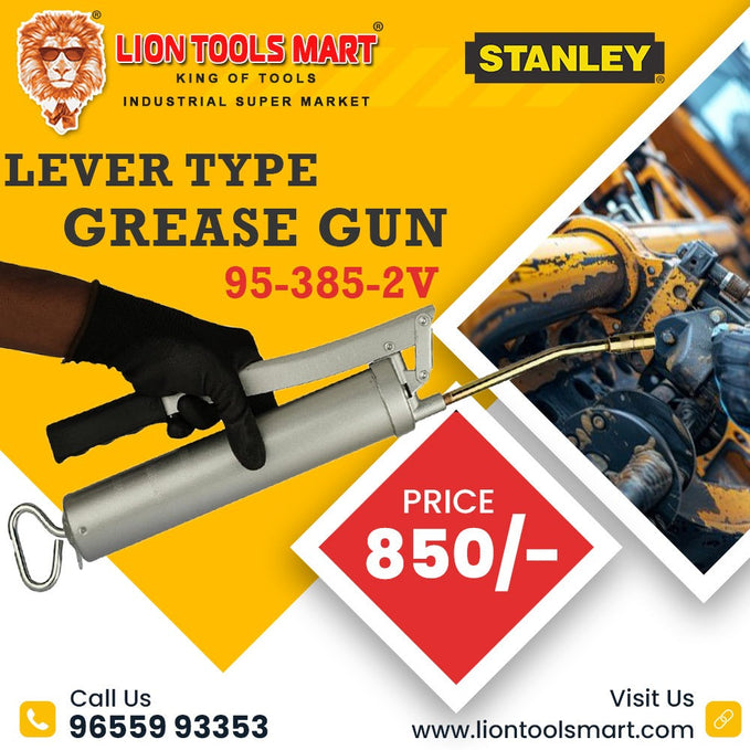 Stanley Lever Type Grease Gun 95-385-2V: A Reliable Tool for Efficient Lubrication