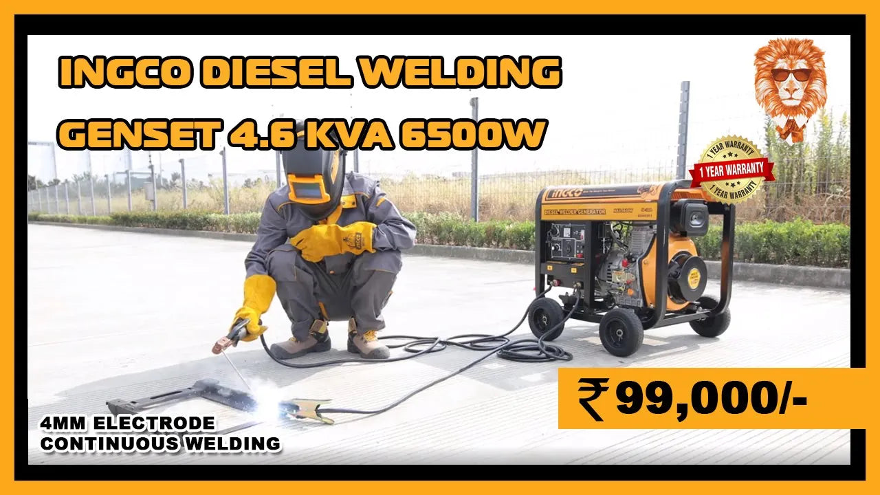 INGCO DIESEL WELDING GENSET 4.6KVA 65001W