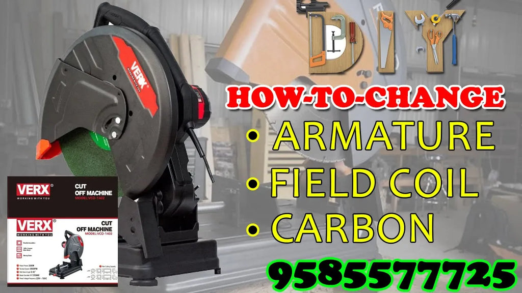 Buy Cut Off Machine Repair Armature Field Coil Carbon Brush Change ...