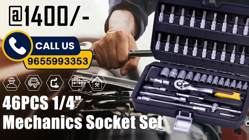 Socket Only Kit Buy 46 Piece Socket Set 1/4 inch Kit at lion tools mart | Lion Tools Mart