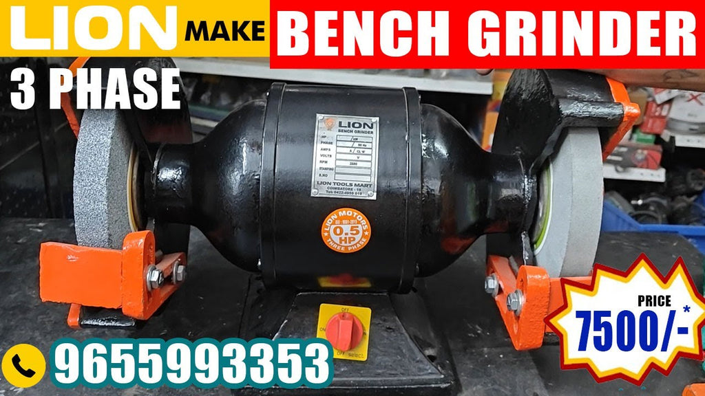 Roar with Precision The Lion Bench Grinder for Sharpening and Grinding ...