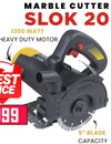 Endico Marble Cutter Slok 20 for Professionals Precise Cutting