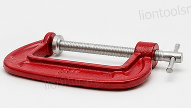 Vomb 2 Inch C-Clamp | Heavy Duty Cast Iron G Clamp for Woodworking & Fabrication