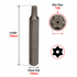 Force Star Bit/Torx Bit Shank: 10mm x Length: 75mm | Professional Torx Fastening Bit for Automotive & Industrial Use