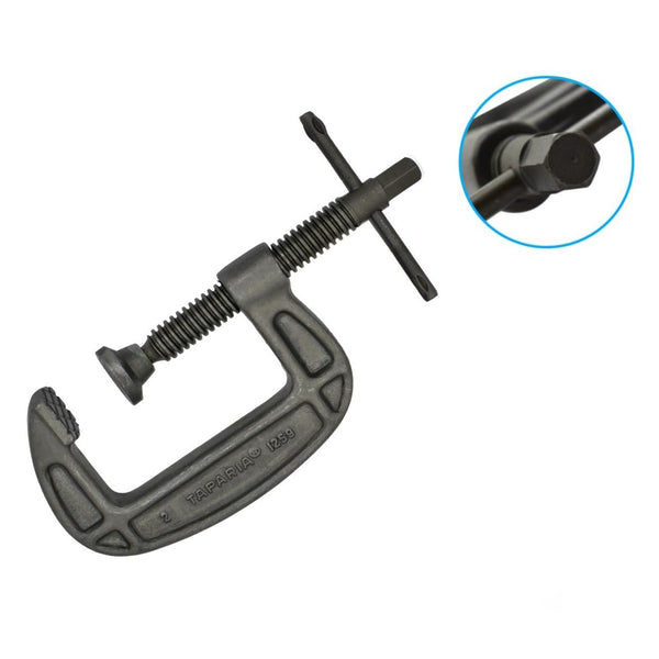 Taparia C-Clamp 1259 2Inch-55mm | Heavy Duty Steel Clamping Tool