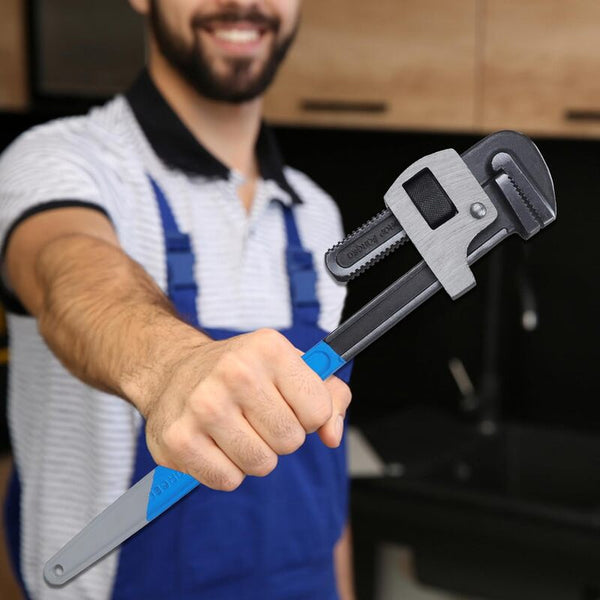 Taparia 24 Inch / 600mm Adjustable Pipe Wrench 1276 | Suitable for Pipe Dia. 38-65mm