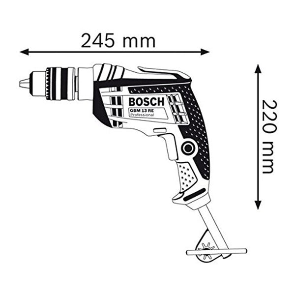 BOSCH ROTARY DRILL GBM 13 RE 13MM 600W