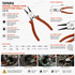 Taparia Internal Straight Nose Circlip Plier 1441-9S | 230mm Professional PVC Dip Coated
