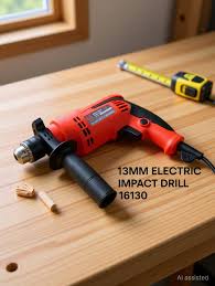 Ralli Wolf 16130 13mm Impact Drill Machine 600W with 0–2650 RPM Variable Speed and Reversible Operation
