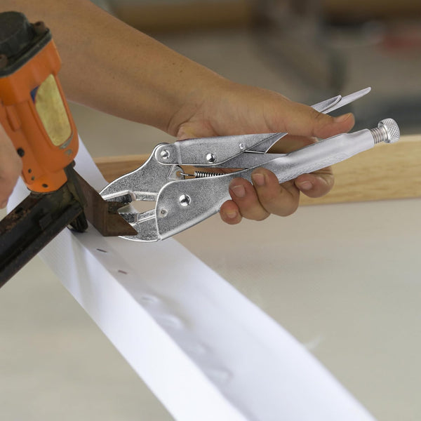Taparia 250mm 1642N Locking Pliers Straight Jaw | Professional Locking Plier