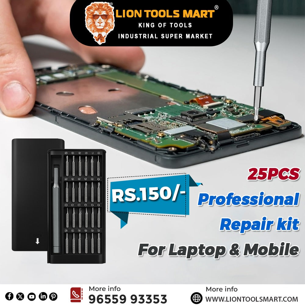 25-in-1 Professional Precision Repair Toolkit for Laptop & Mobile