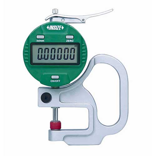 Insize Digital Thickness Gauges 0.01mm/0.0005Inch 2871-10 | High Precision Electronic Thickness Measuring Tool