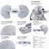 Insize Pitch Gauges (Low Accuracy) 0.4-7mm/4-42TPI 4820-552 | Thread Measuring Gauge