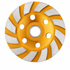 Ultra Touch 4Inch Diamond Cup Wheel 12 Big Segment | Heavy Duty Concrete Grinding Disc