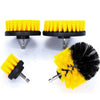 Metro 4 Pc Cleaning Brush Set | Drill Brush Attachment Kit Multi-Purpose Nylon Scrubber for Car, Tile & Home Cleaning