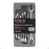 Force 6Pcs Assorted Metric Flare Nut Spanner/Wrench Set 5066 | Double End CR-V Line Wrench Set