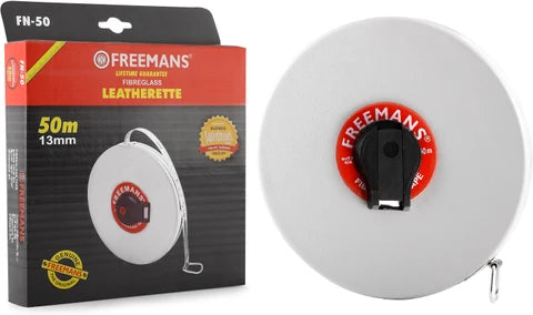 Freemans Fibre Glass Leatherette 50M-Z Measuring Tape for Multi Purpose