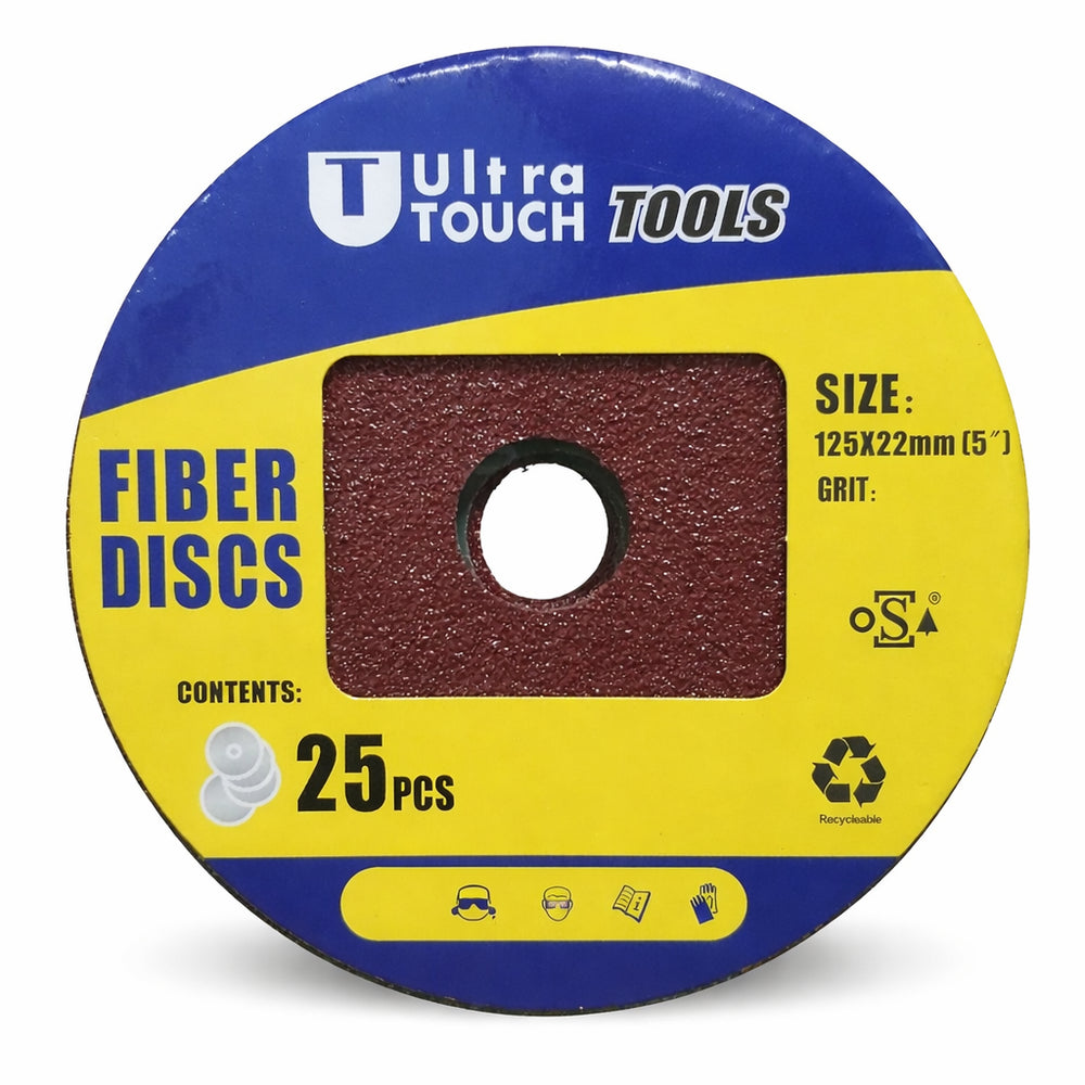 Ultra Touch Fiber Disc 5 Inch – Abrasive Grinding & Sanding Disc For Angle Grinder