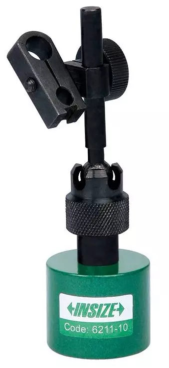 Insize Mini Magnetic Stand 6211-10 | Compact Precision Dial Indicator Holder | Strong Magnetic Base