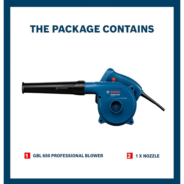 BOSCH AIR BLOWER GBL 650 16,000 RPM 650W