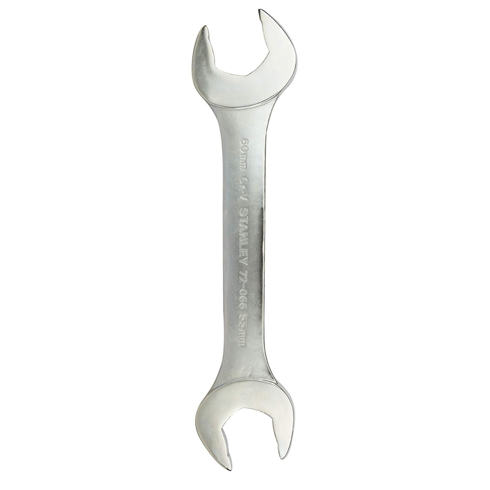Stanley 55x60mm Double Open End Spanner Jumbo Series 72-066 | Heavy Machinery, Industrial Maintenance, Construction & Engineering Applications