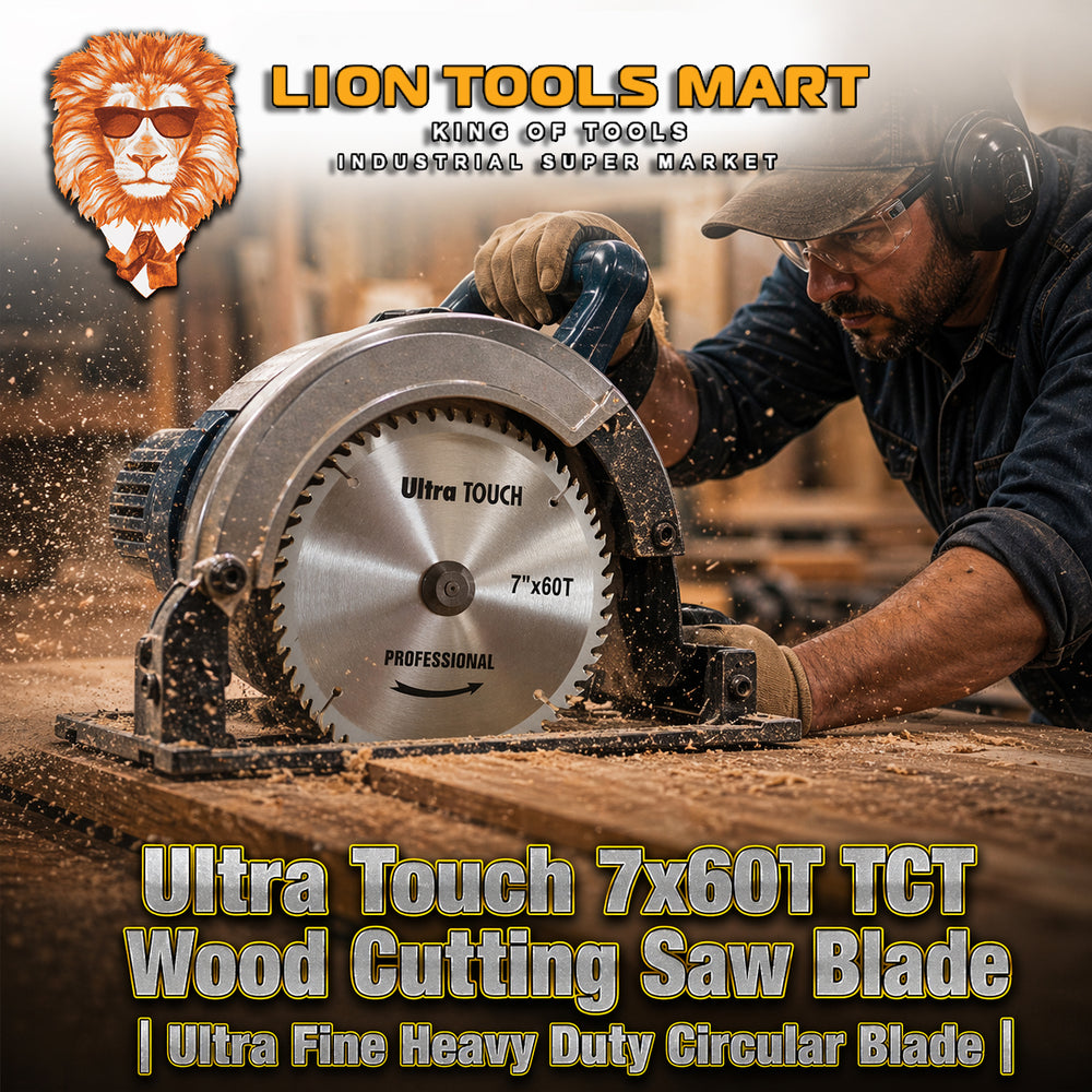 Ultra Touch 7x60T TCT Wood Cutting Saw Blade | Ultra Fine Heavy Duty Circular Blade