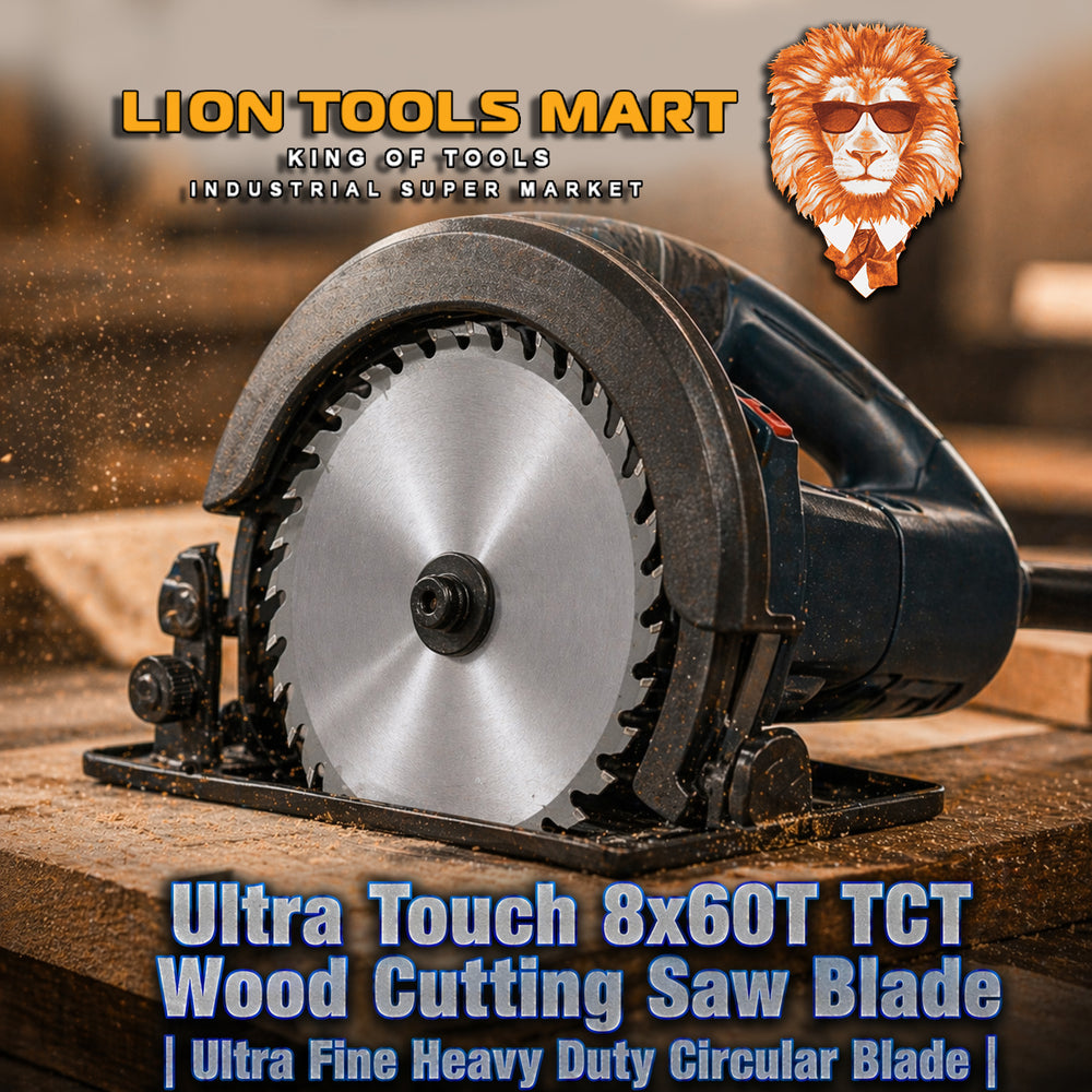 Ultra Touch 8x60T TCT Wood Cutting Saw Blade | Ultra Fine Heavy Duty Circular Blade