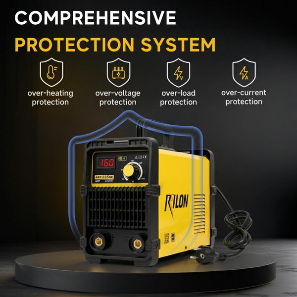 Rilon ARC 235GE Single Phase Welding Machine | Equip Self - Adaptive ARC Force & Hot Start